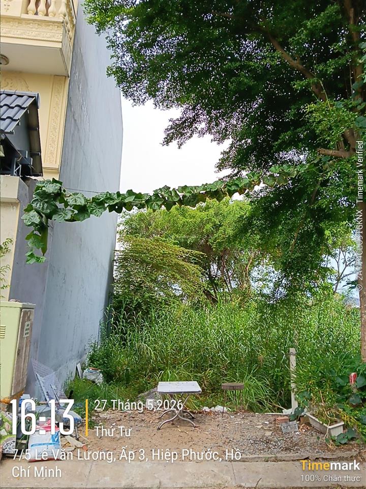 Bán rẻ đất 4,6*21m, đường xe hơi 7m, chỉ 3,7 tỷ, kdc rạch tôm lê văn lương, shr, gần làng đại học