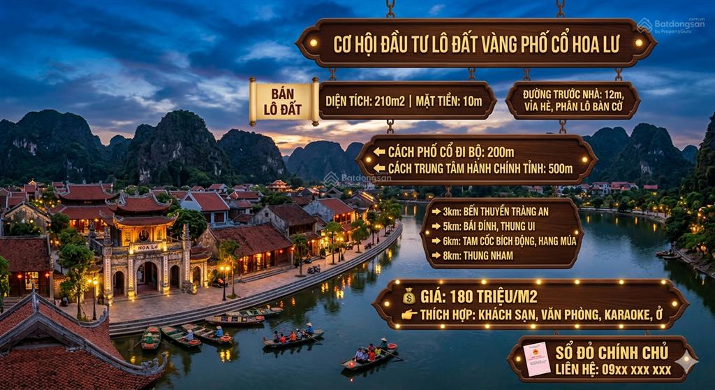 Siêu phẩm đất vàng phố đinh điền tp. ninh bình. tọa độ kim cương kinh doanh đắc địa, đón đầu sóng