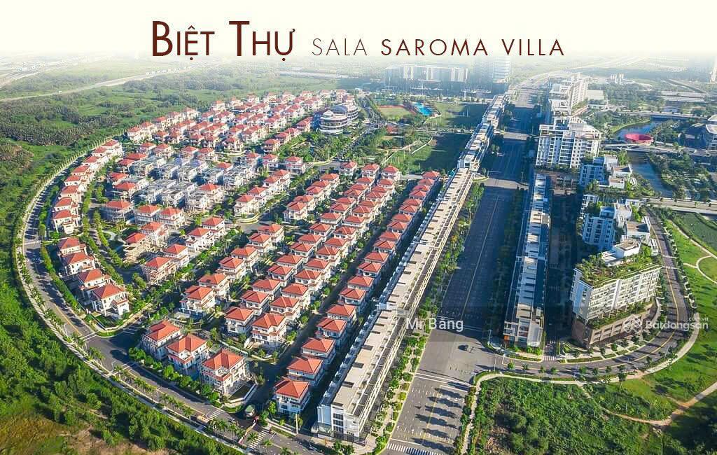 Bán biệt thự sala đại quang minh, 520 tỷ, 542m², nổi bật hai mặt tiền trước sau
