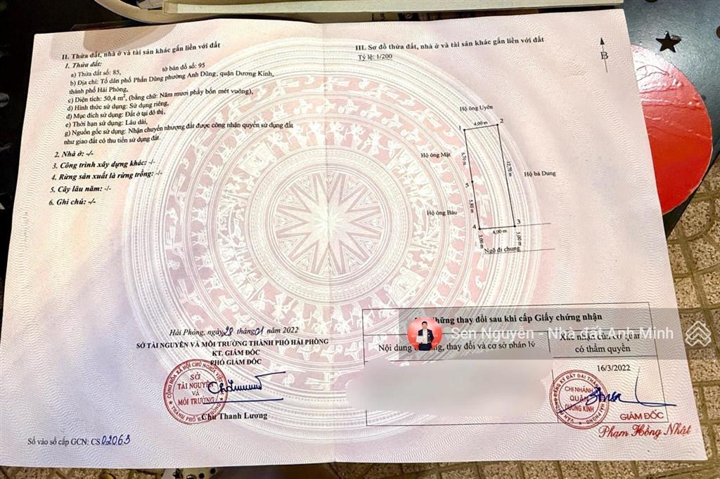 Siêu phẩm ngõ 3m gần chợ phấn dũng anh dũng giá chỉ 1,29 tỷ