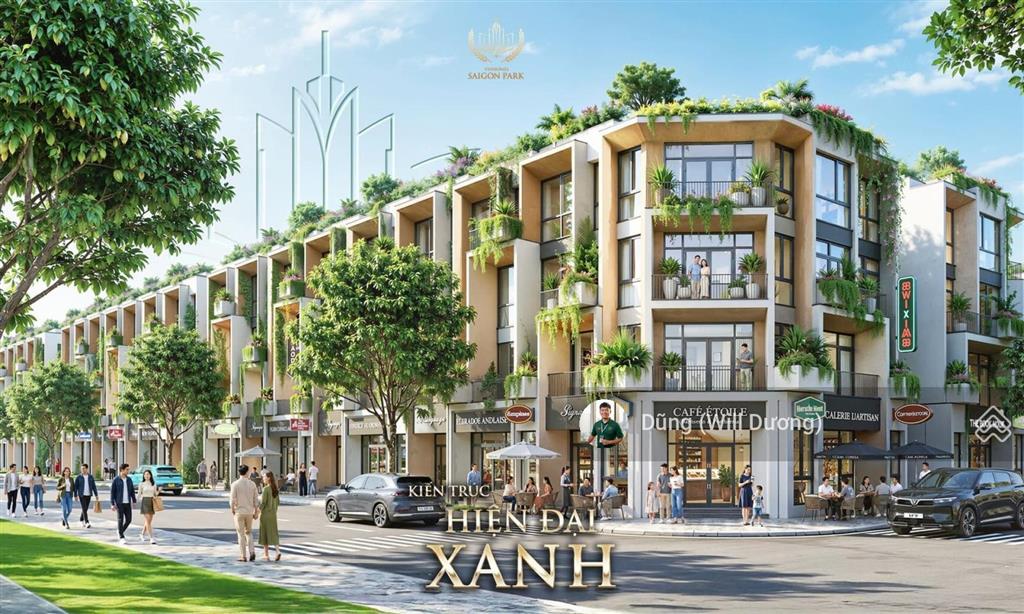 Nhà phố căn góc trục đường sầm uất cđt hoàn thiện full nt vinhomes saigon park