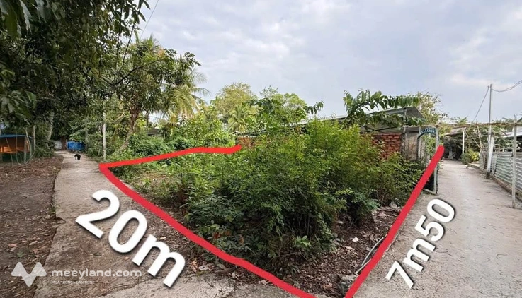 Cần bán nền 2 mặt tiền diện tích rộng, gần chợ Miễu Ông