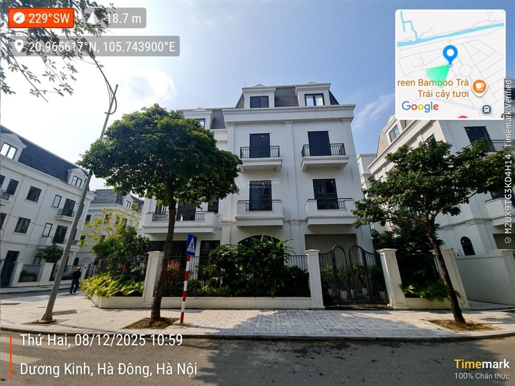 Bán lô góc solasta mansion 247.5m² tập đoàn nam cường