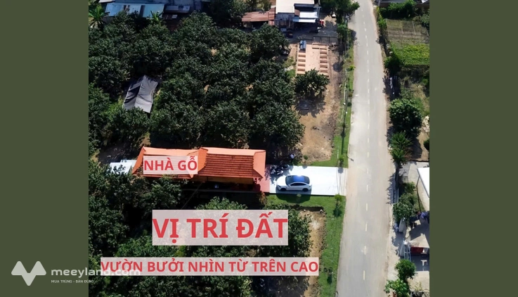Đất thổ cư có sẵn vườn bưởi – mặt tiền kinh doanh chỉ 950 triệu
