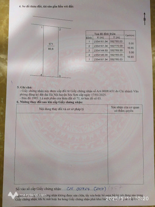 Đất Sóc Sơn 83m2 ngõ thông ô tô tránh, giá yêu thương