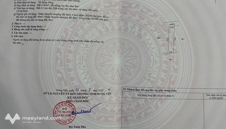 Cần bán lô đất đẹp, vị trí trung tâm Dương Quang, Mỹ Hào, Hưng Yên