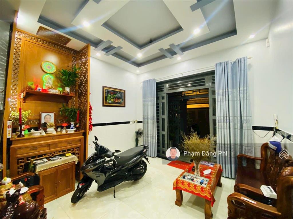 Nhà mới hẻm ô tô thông thoáng vị trí đẹp dọn vào ở ngay 55m² ngang lớn 4,5m.