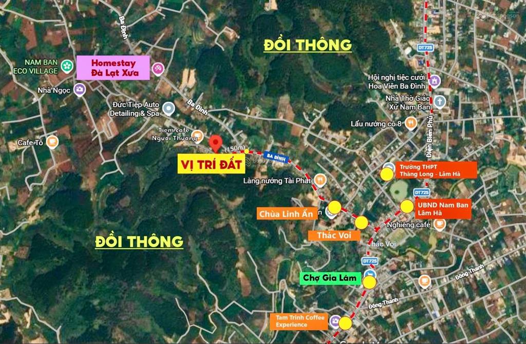 Bán lô đất gần chùa linh ẩn. giá chỉ 790tr. 203m2 sẵn thổ cư nở hậu