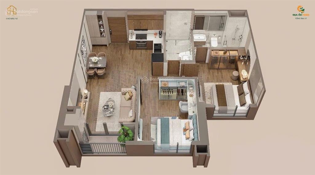 Chính chủ bán căn hộ sông hồng diamond city 62m2 2 phòng ngủ 2 vệ sinh giá tốt