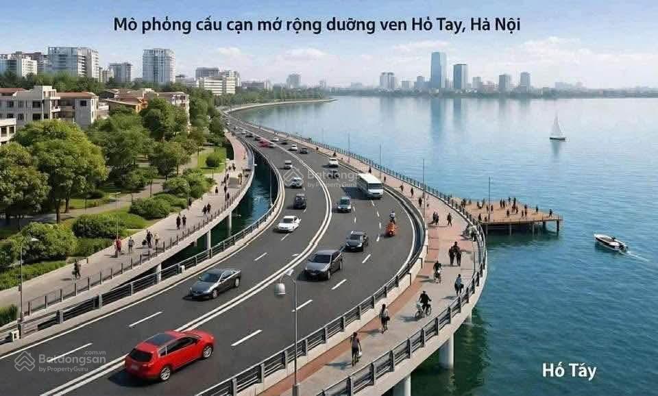 Bán đất đẹp mặt phố lạc long quântây hồ, view hồ tâyvỉa hè rộng dt 168m2mt 6,5m, giá cực chất.