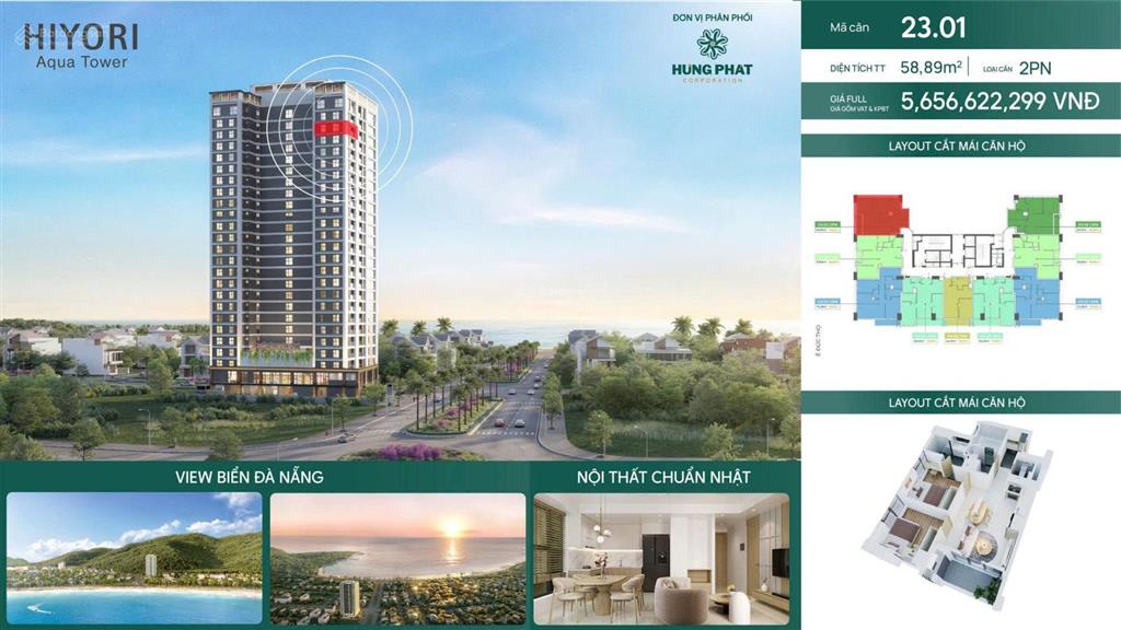 Siêu phẩm căn góc 2pn giỏ đẹp cuối cùng của hiyori full nội thất cao cấp sở hữu lâu dài