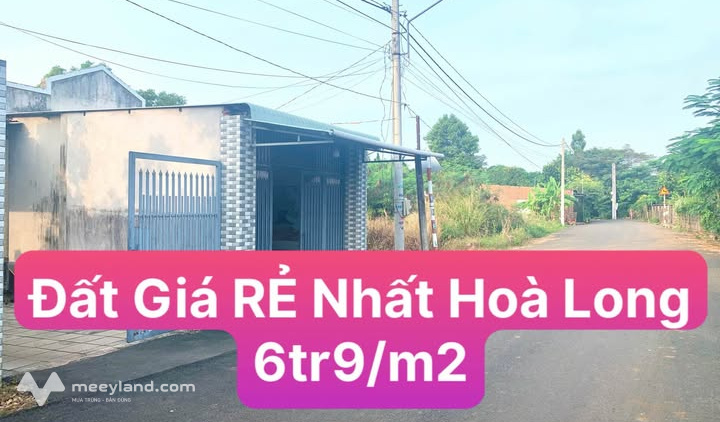Bán gấp lô đất đẹp rẻ nhất Hoà Long, 5x39m, giá chỉ 1.3 tỷ