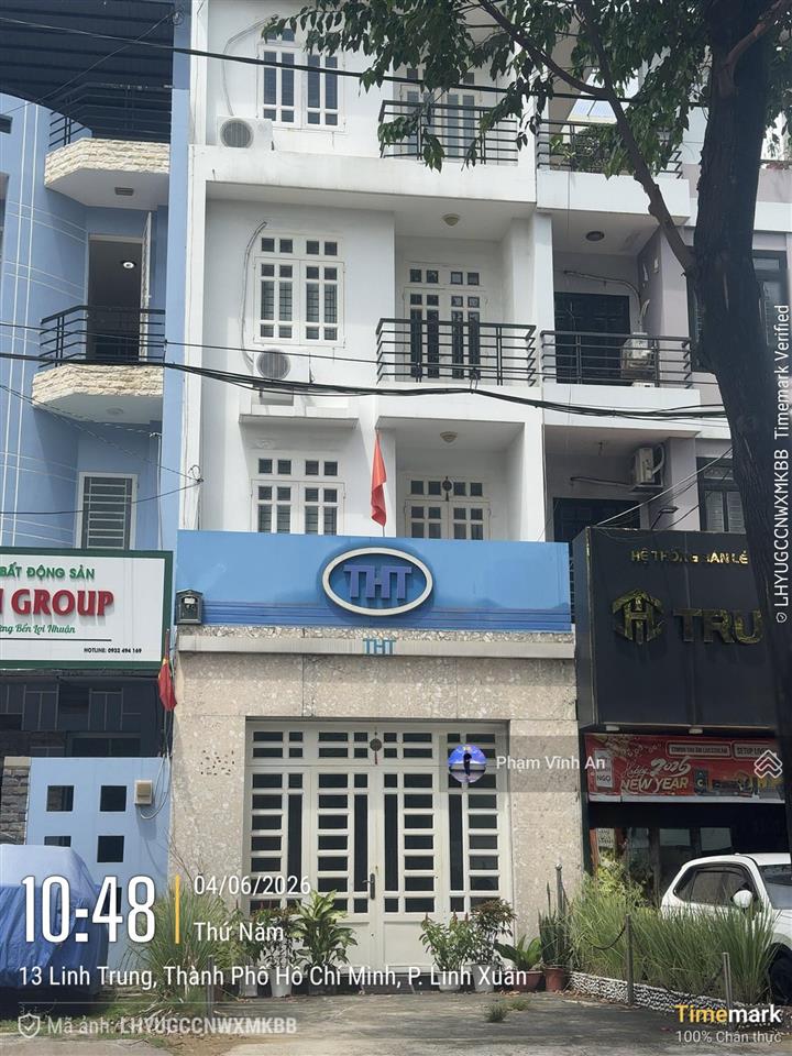 Giá tốt! nhà 4 tầng mặt tiền kd đường linh trung 80m2 (5x16m)