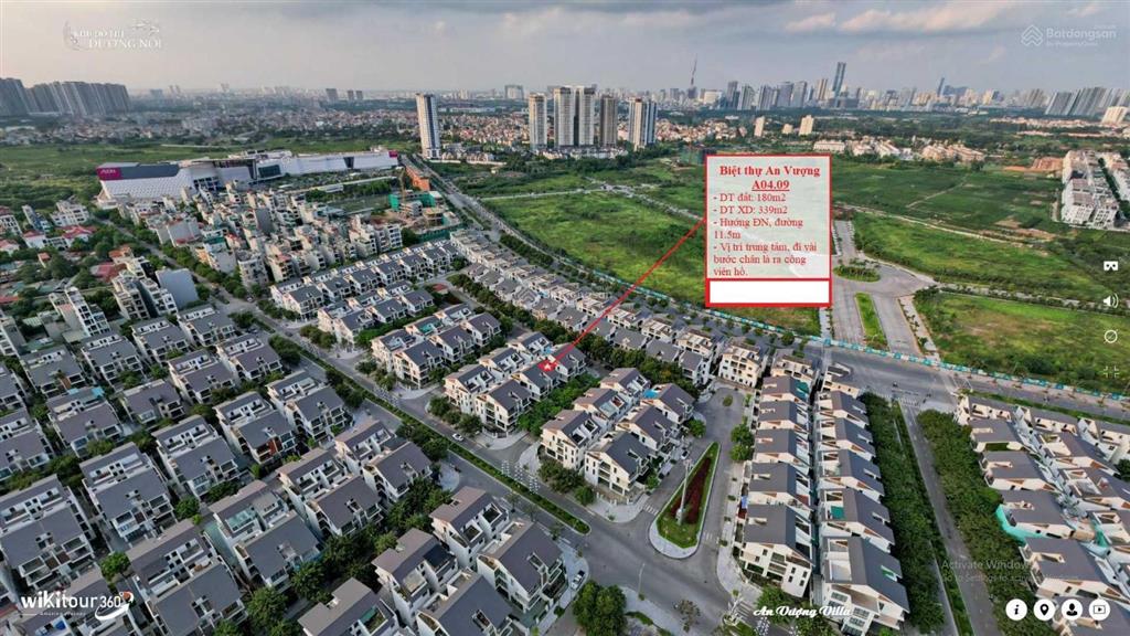 Bán căn a4 09 biệt thự an vượng, hướng đông nam đẹp không tỳ vết