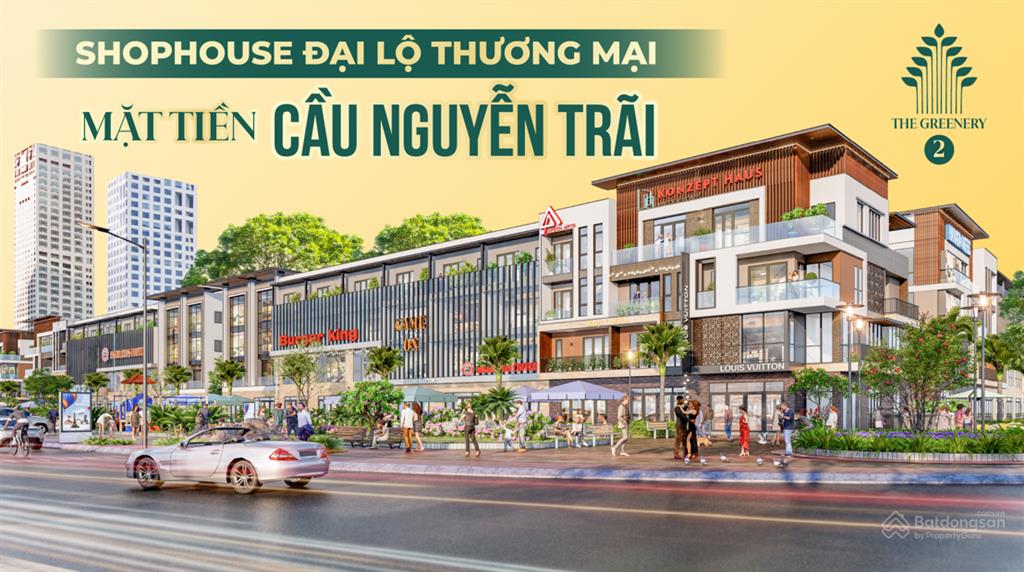 Shophouse siêu đẹp, nhiều tiện ích tại the greenery 2 hải phòng, 11,7 tỷ, 120m2
