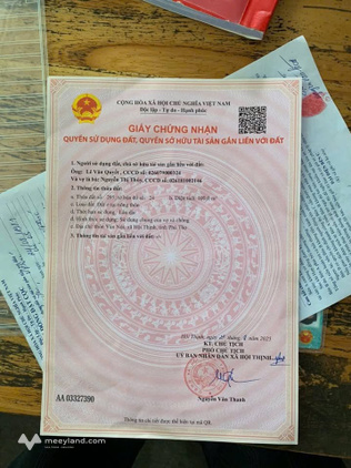 Ô đất đấu giá băng 1 Hội Thịnh, Tam Dương, đất đẹp không lỗi lầm