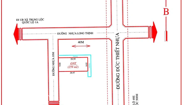 Đất đấu giá Nghi Thịnh - Lối 2 đường Đức Thiết