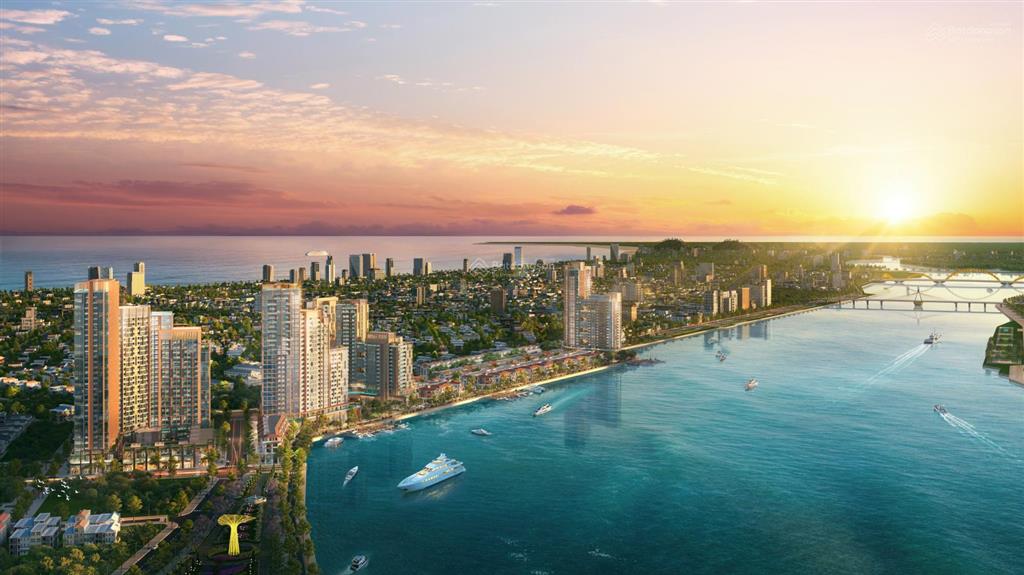 Căn hộ 1pn sun symphony 5, trực diện sông hàn đà nẵng, tts 3,4 tỷ dòng tiền thuê 25tr/tháng