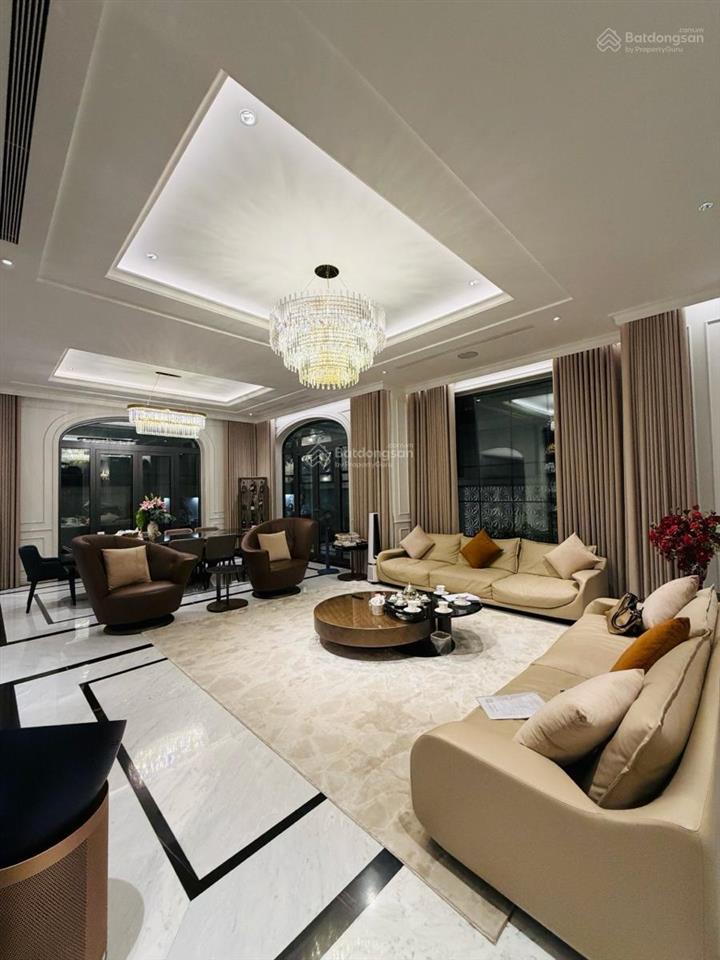 Bán biệt thự kđt mễ trì hạ 181m² 5 tầng mặt tiền 12m thang máy vỉa hè rộng kd 73 tỷ