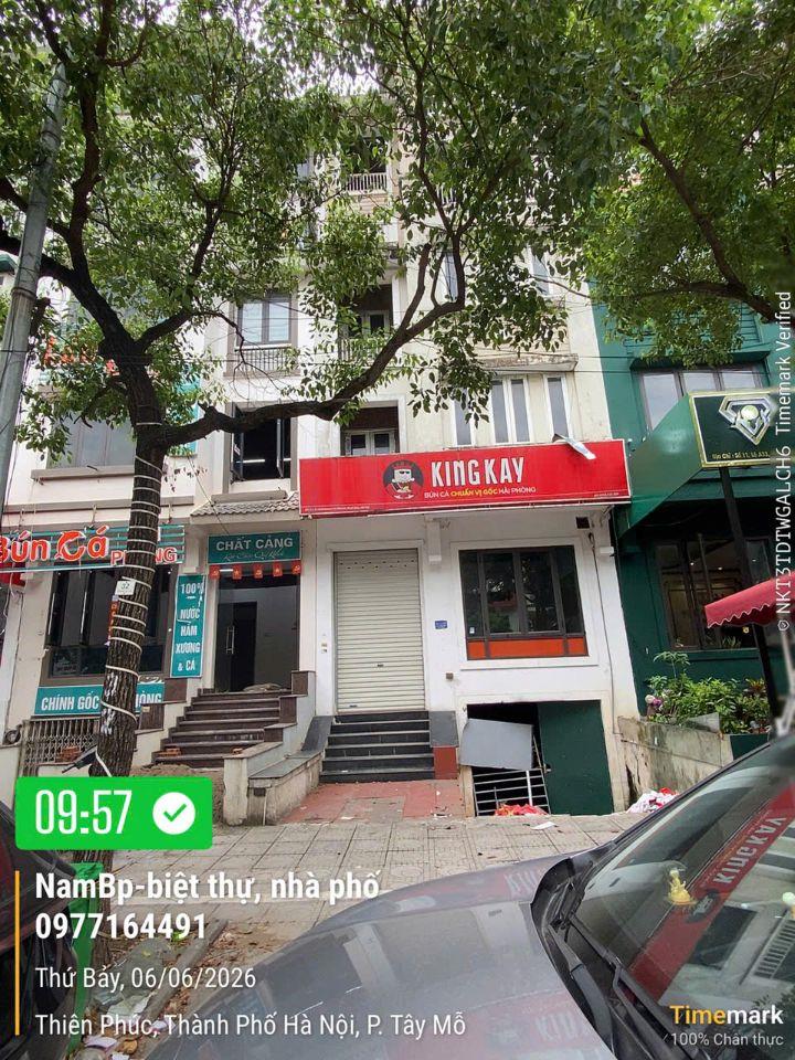Bán gấp Shophouse khu A Geleximco, DT 114m2 trục thông Vinsmart, giá chỉ 49 tỷ