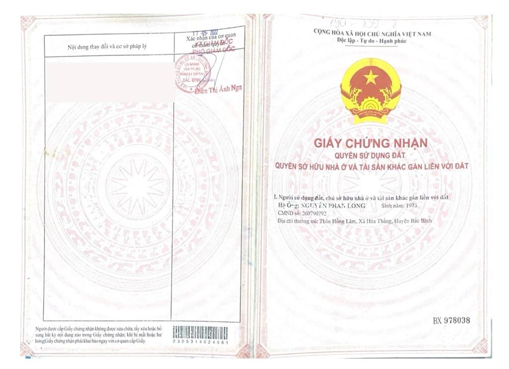 Bán cắt lỗ sâu mảnh đất nn đất hoà thắng, qh full thổ cư gần các dự án lớn, giá chỉ 250tr/sào