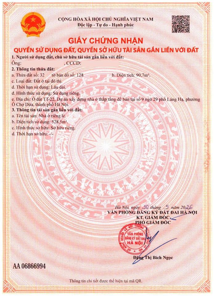 Căn ngoại giao giới hạn 91 m1 đất xây 6 tầng 1 tum, 1 hầm tại 29 láng hạ, heritage ba đình
