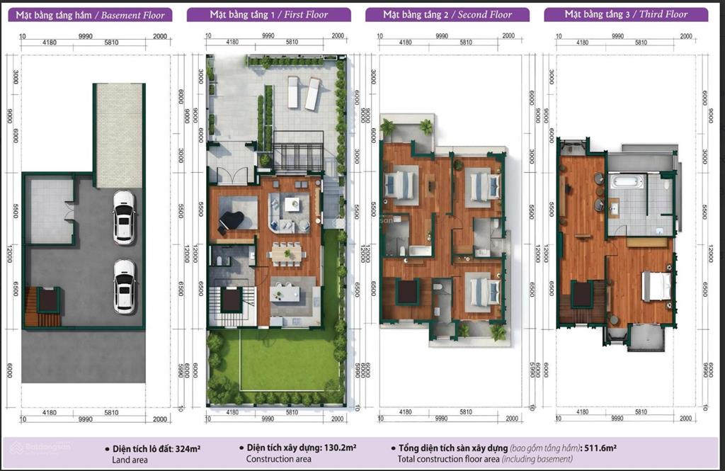Biệt thự eden residences ciputra hà nội