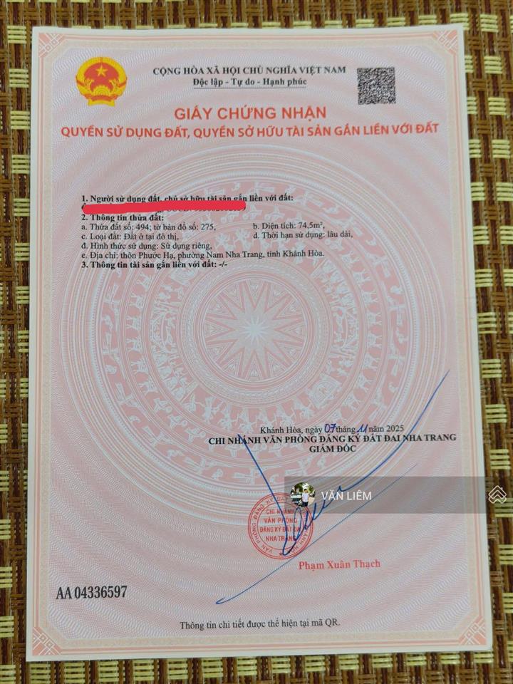 Bán đất nền, 74 m², Phước Đồng