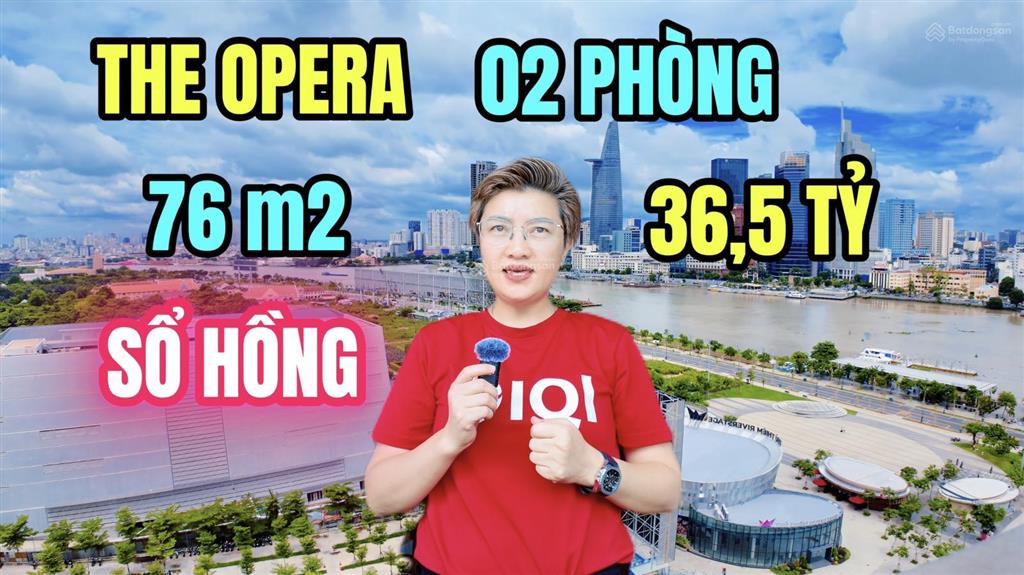 Bán căn hộ 2pn the opera metropole, sổ hồng, view landmark 81, giá 36.5 tỷ