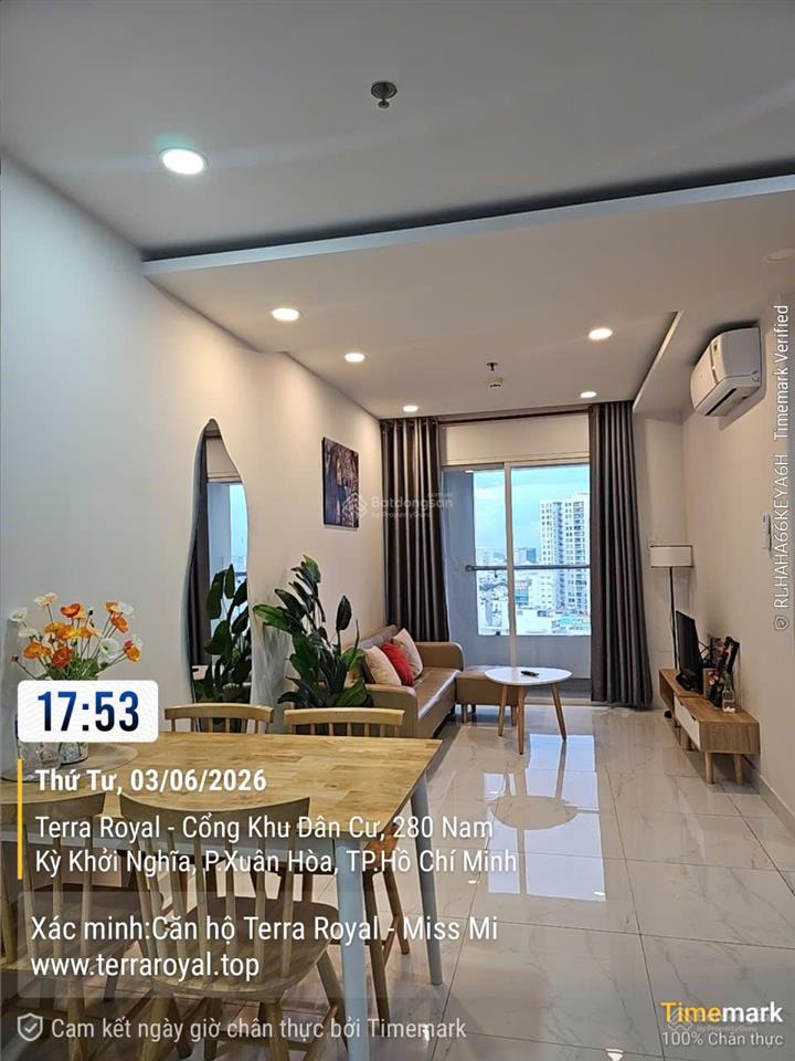 Bán căn hộ terra royal, 2pn, 57,6m2, giá 7 tỷ. 0935 252 ***