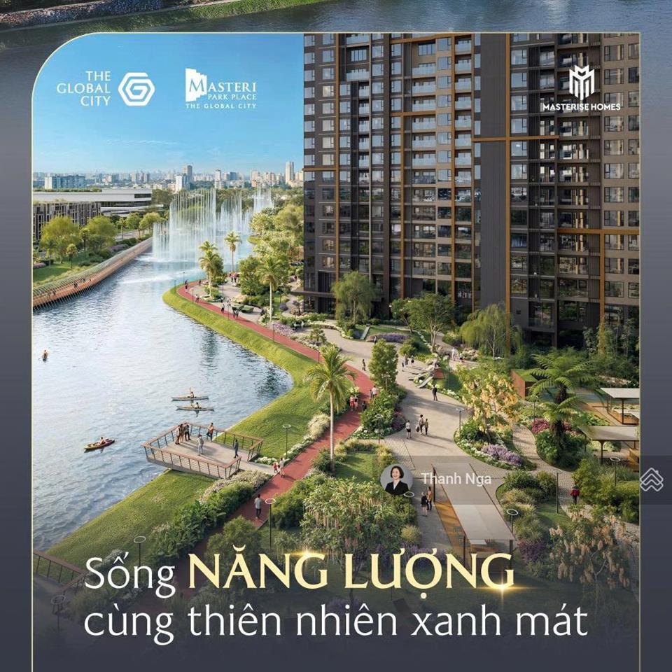 Căn 2pn masteri park place the global city view kênh đào nhạc nước cực đẹp