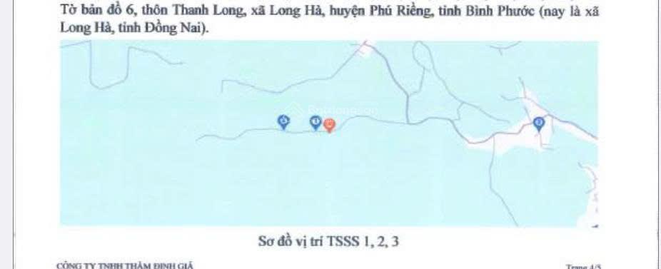 Bán đấu giá đất tại xã long hà, tp đồng nai