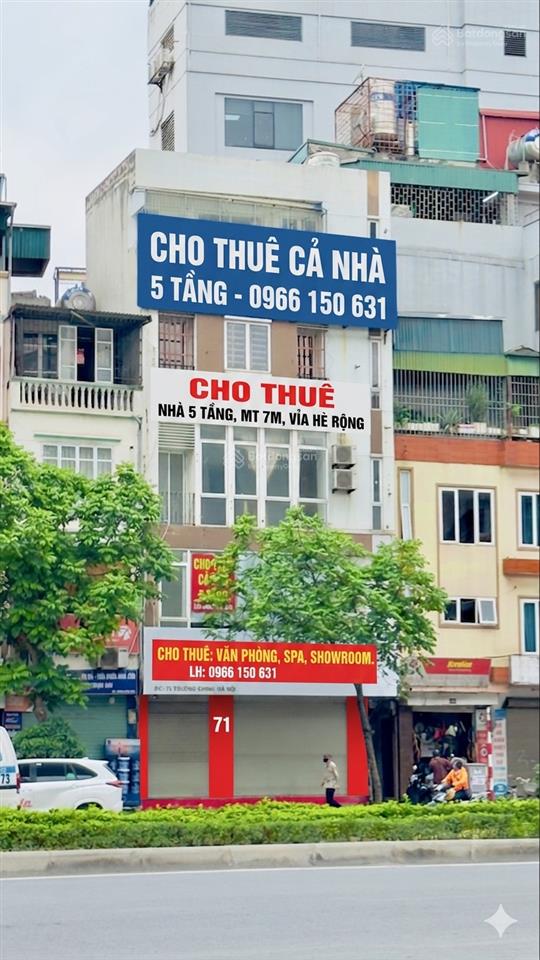 Bán nhà mặt phố trường chinh mặt tiền 7m, vỉa hè rộng sâu 5m thoáng đãng gần ngã tư vọng.