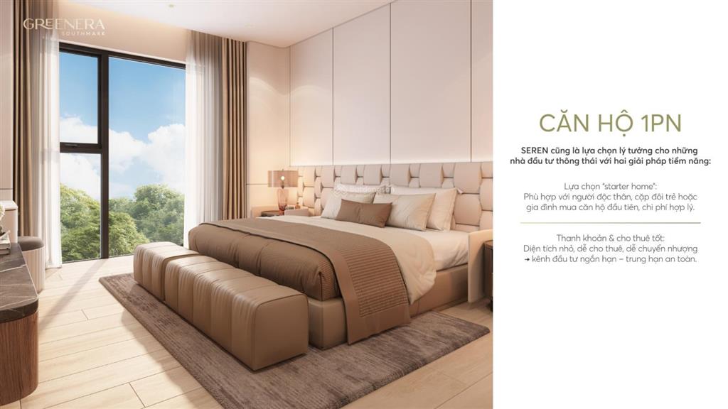 Trả trước 1,6 tỷ, sở hữu căn hộ greenera southmark chuẩn sống xanh năng động tại phía nam hà nội
