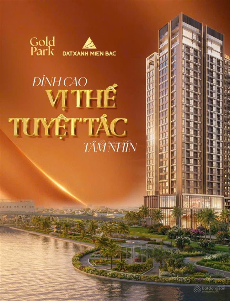 Bán gấp căn hộ 46,4m2 tại gold park, bắc giang, 2,1 tỷ vnd