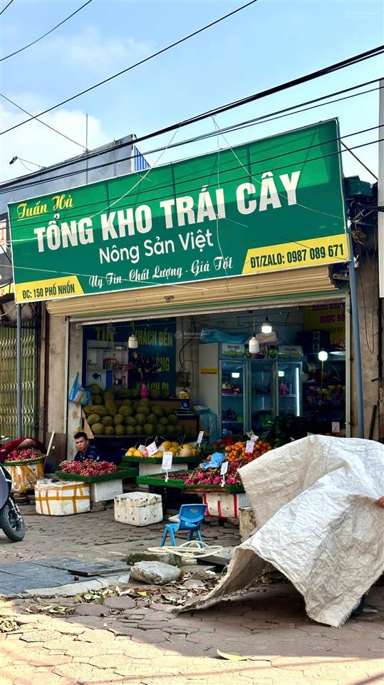 Bán nhà c4 mặt phố nhổn gần cổng chào hoài đức hn kinh doanh đỉnh cao