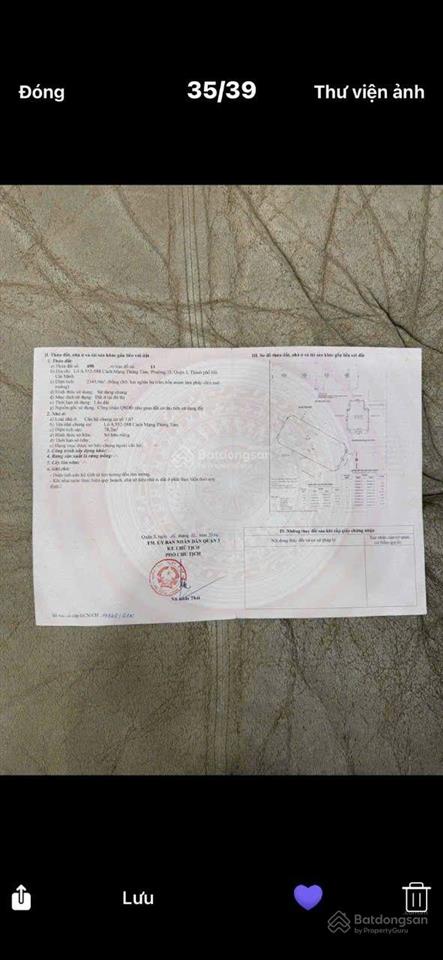 Bán ch tại chung cư 590 cách mạng tháng tám