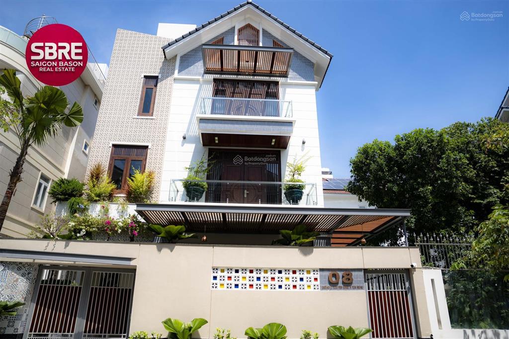 Biệt thự đơn lập giá tốt q7, dt 13x18, hầm + 4 tầng bán nhanh 38 tỷ