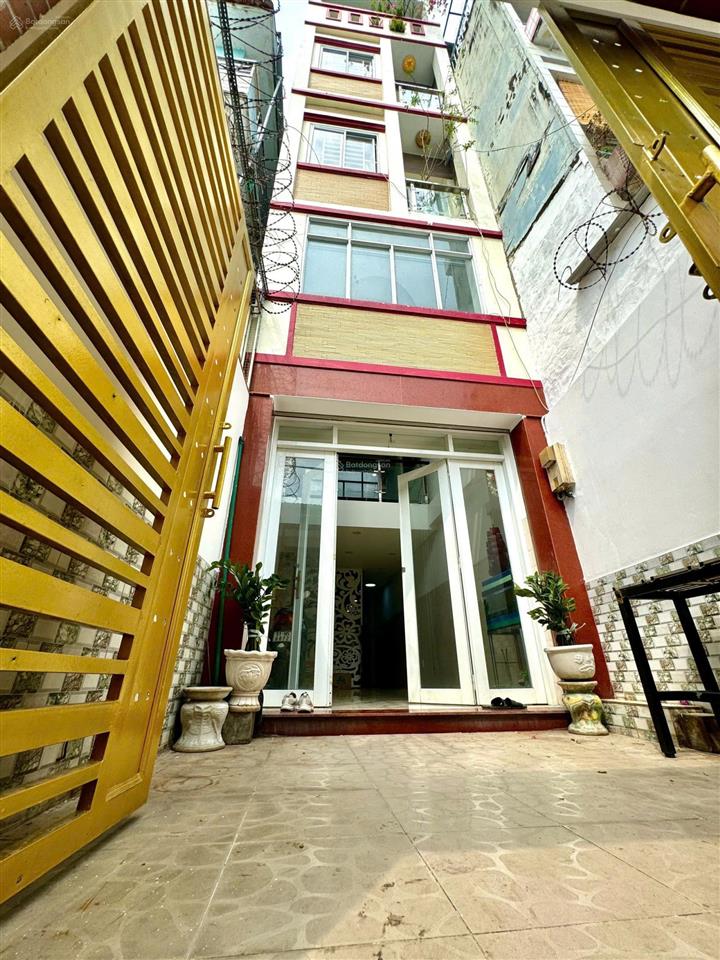 Nhà 2 mặt hẻm trước sau lê hồng phong q5 5 tầng hoàn công cách mt đường lớn 20m chỉ 9 tỷ