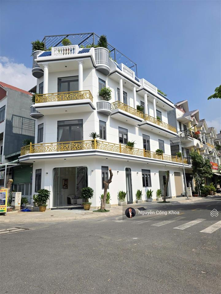 Bán nhà 2 mặt tiền, đúc 3 tấm, 5 phòng ngủ, đường chính kdc gần ngã 6 an phú, p. an phú, thuận an