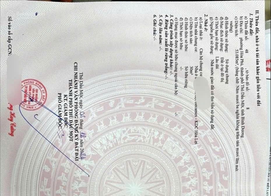 Căn hộ becamex hòa lợi. có sổ hồng, giá 370 triệu. còn bớt ace đang gặp khó khăn về chỗ ở