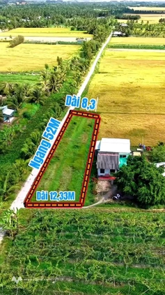 Bán đường ô tô, mặt tiền đal 52m thuộc Đa Lộc, Châu Thành, Trà Vinh