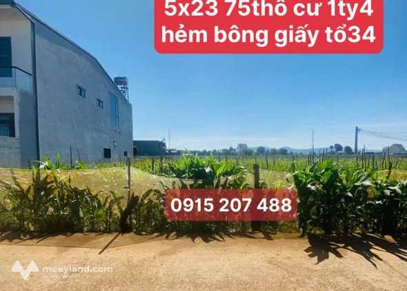 Mảnh đất vàng Liên Nghĩa, Đức Trọng 75m² thổ cư, hẻm thông rộng, gần trung tâm hành chính mới