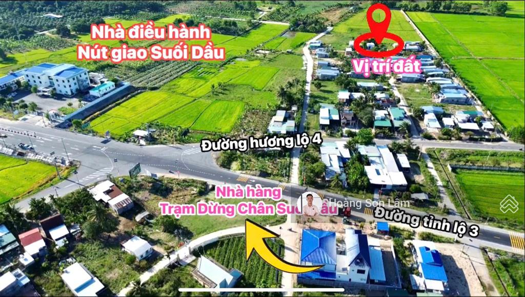 Bán đất cam lâm giá rẻ gần đường tỉnh lộ và nút giao cao tốc 0977 918 ***