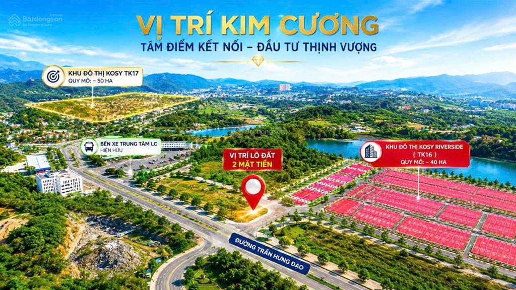 Bán lô góc 2 mặt tiền đường t1, xã cam đường, lào cai bìa đỏ chính chủ xây tự do