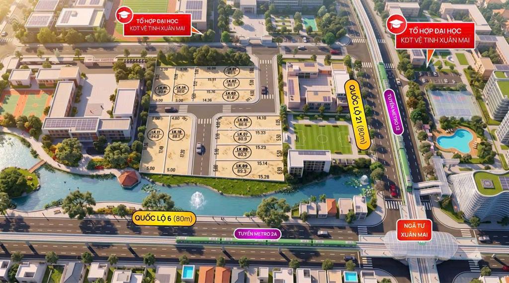 E chính chủ cần bán gấp 87m² full thổ cư, đất xuân mai, hà nội (ko qua môi giới)