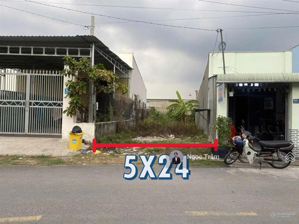 Bán gấp trả nợ lô đất 123m2(5x24) giá 1 tỷ 2 đường trung lập xã phú mỹ hưng huyện củ chi shr