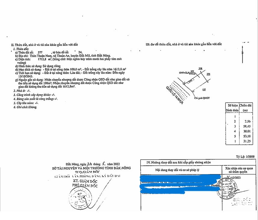 Qsdđ số 421, tờ bản đồ số 8, tt.nam ban, h. lâm hà, tỉnh lâm đồng (x. nam ban lâm hà, t.lâm đồng)