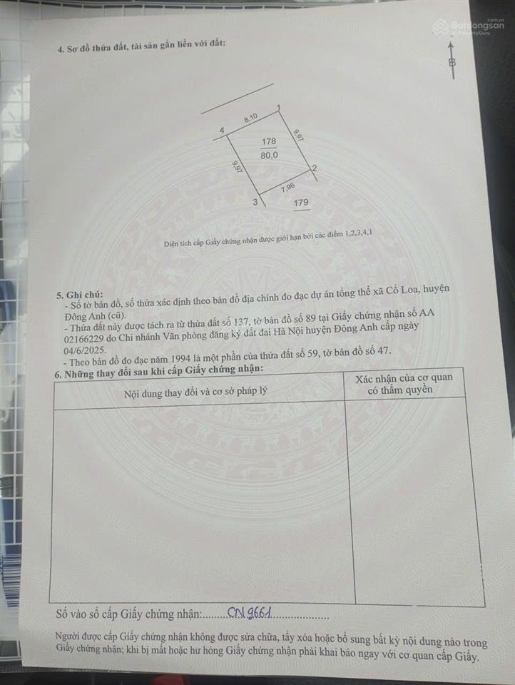 Chính chủ bán đất cổ loa, đông anh, 80m, mặt tiền 8m. anh em mg có khách bán giúp.