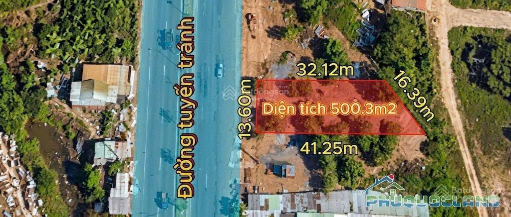 Bán đất tại tuyến tránh, 8 tỷ, 500m2, mặt tiền 13.6m, pháp lý đầy đủ. chuyển mục đích thoải mái.